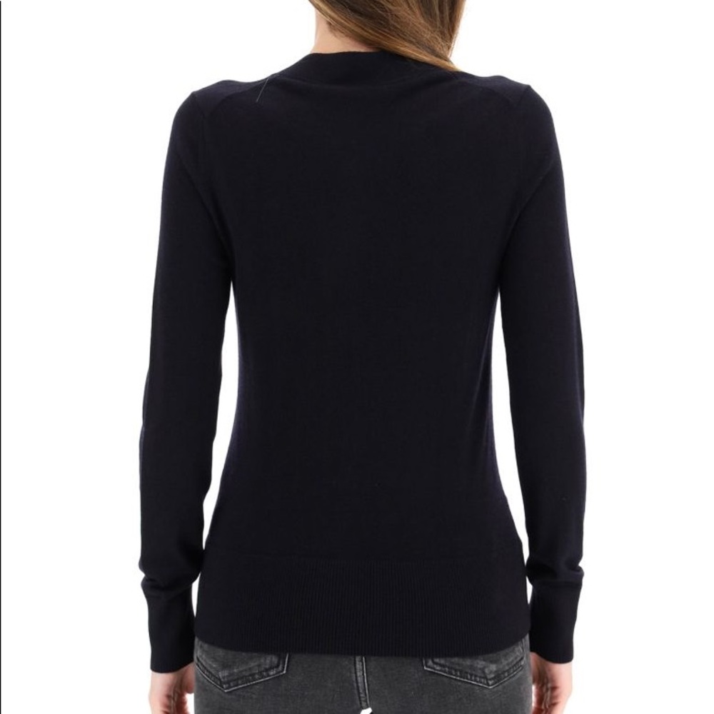 Tory Burch Simone Navy Blue Cardigan XS - Picture 11 of 11